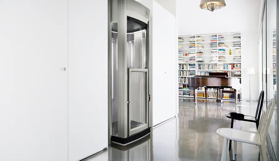 Der myHomelift2 passt sich Ihrem zu Hause an und fügt sich in die Raumgestaltung ein